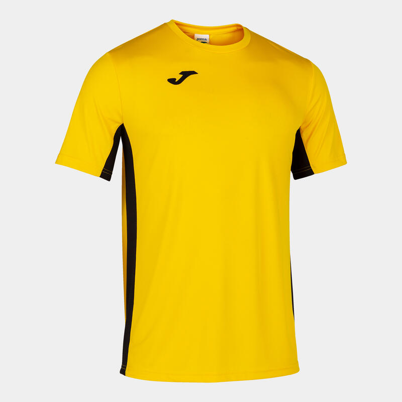 Camiseta Manga Corta Baloncesto Cosenza Hombre Amarillo Negro