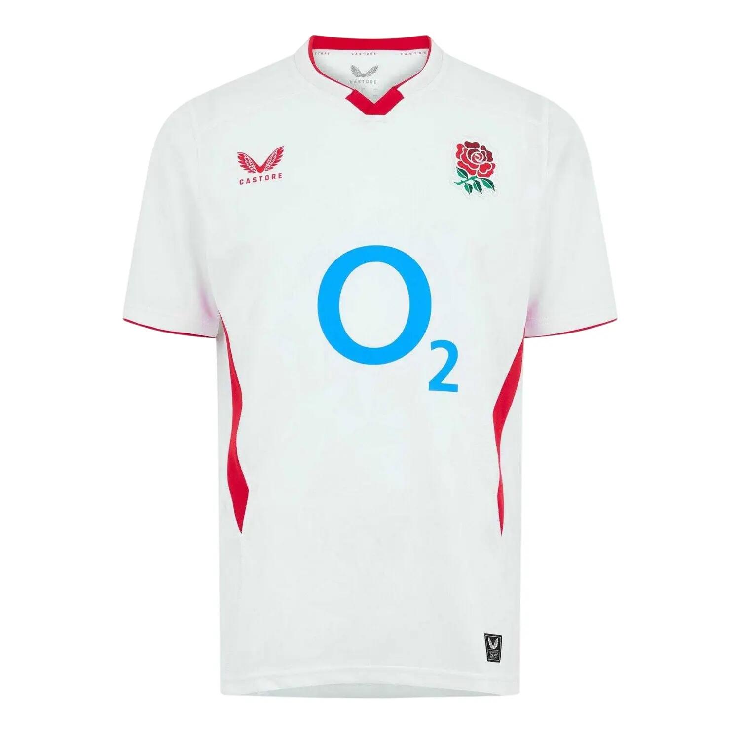 Castore Mens 2025/2026 England Rugby Home Shirt