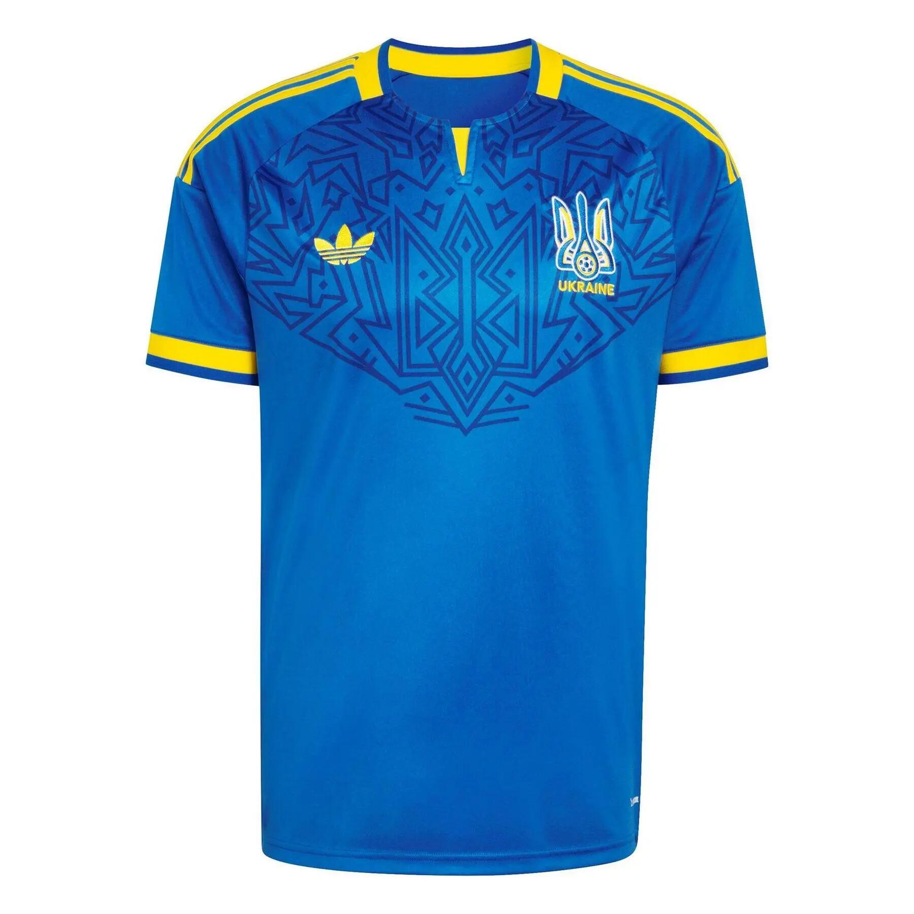 Adidas Mens World Cup 2026 Ukrainian Football Federation Away Shirt