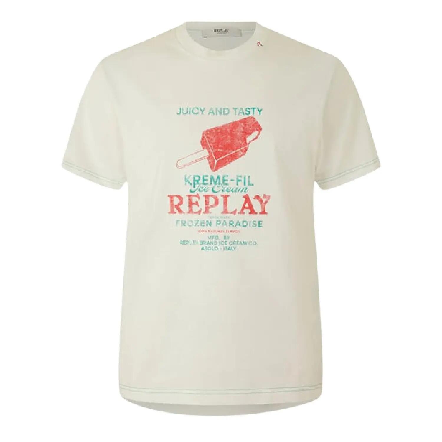 Replay Mens Ice Cream T-Shirt