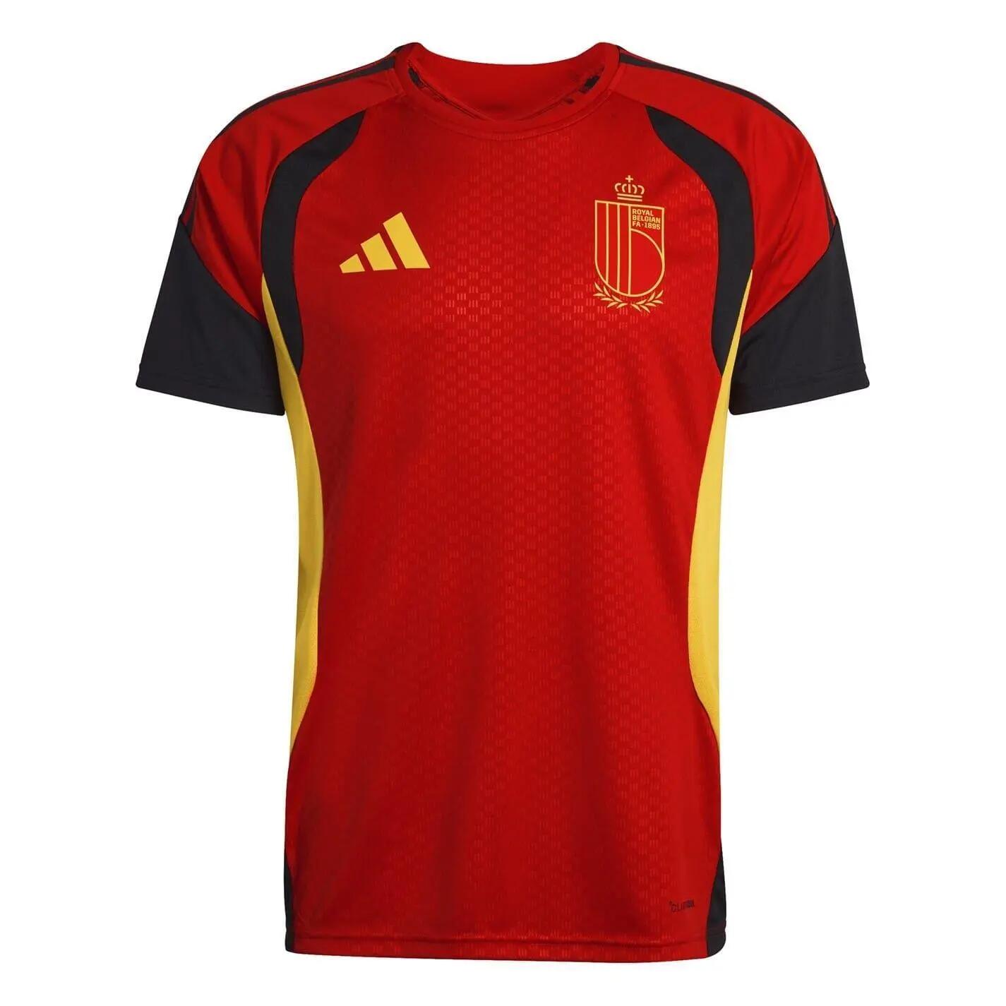 Adidas Mens World Cup 2026 Belgium Training Football Shirt