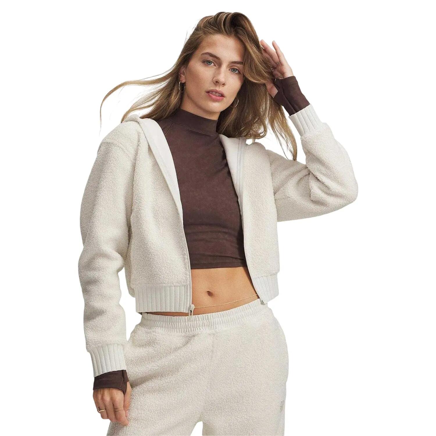 Under Armour Womens/Ladies High Pile Cropped Fleece Jacket
