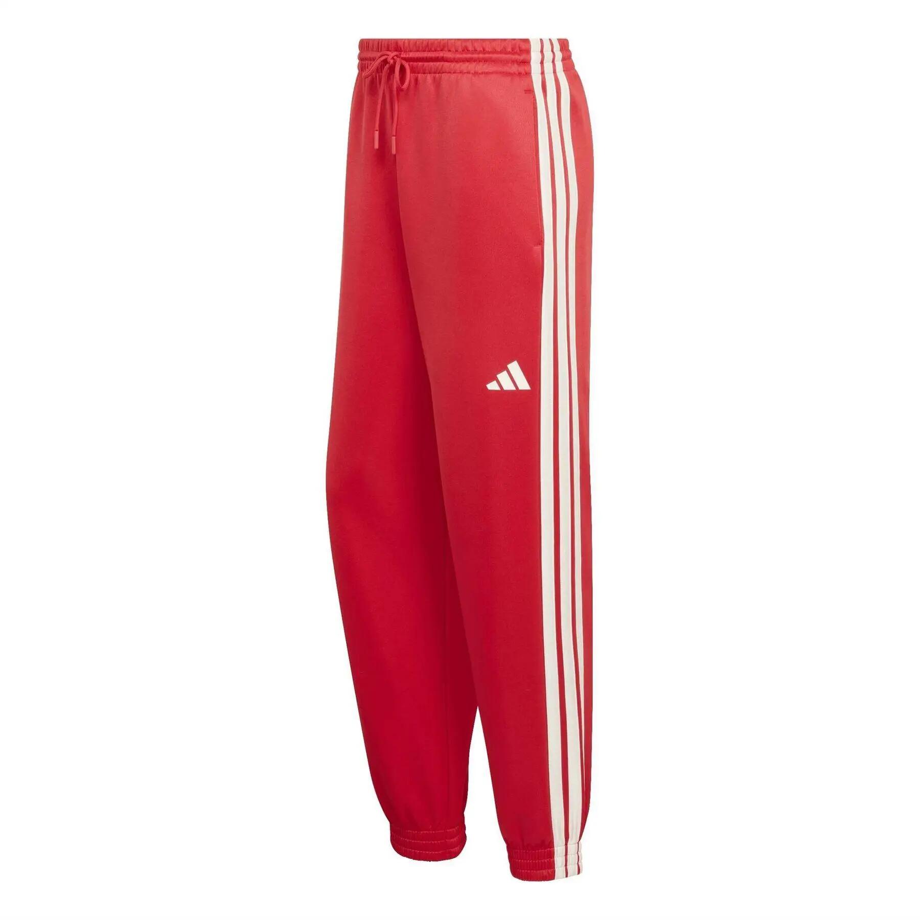 Adidas Unisex Adult Stadium 3 Stripes Tapered Joggers