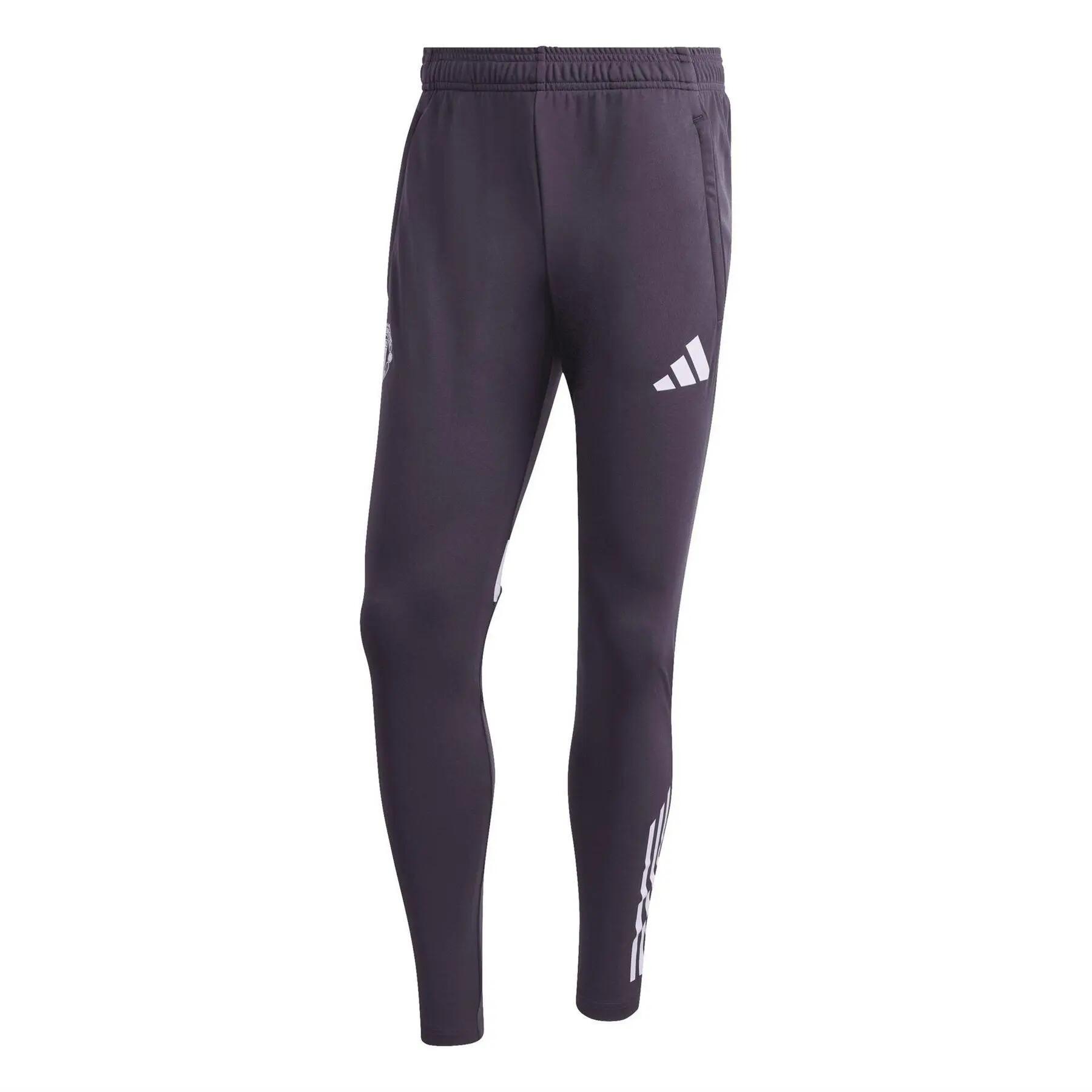 Adidas Mens 25/26 Manchester United FC Tracksuit Bottoms