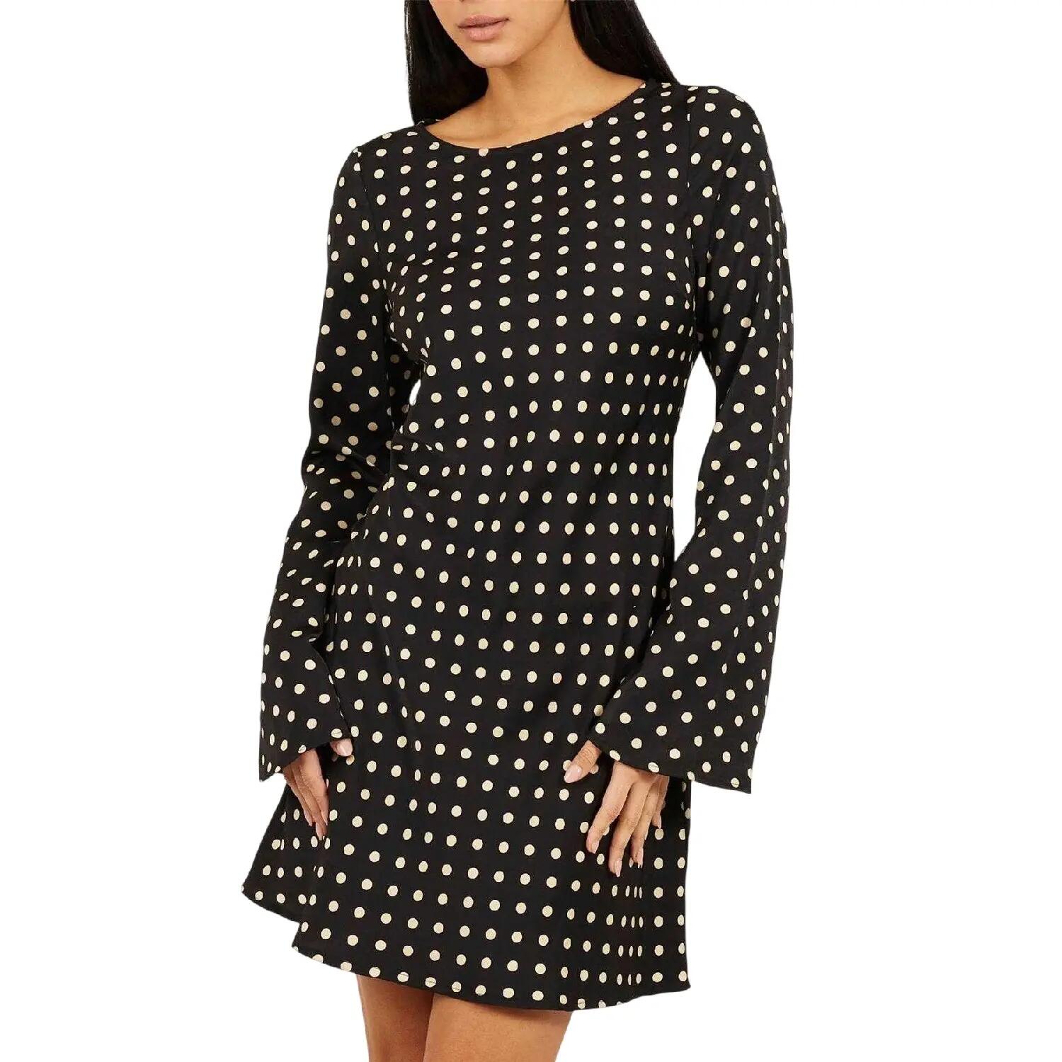 Brave Soul Womens/Ladies Polka Dot Bell Sleeve Mini Dress