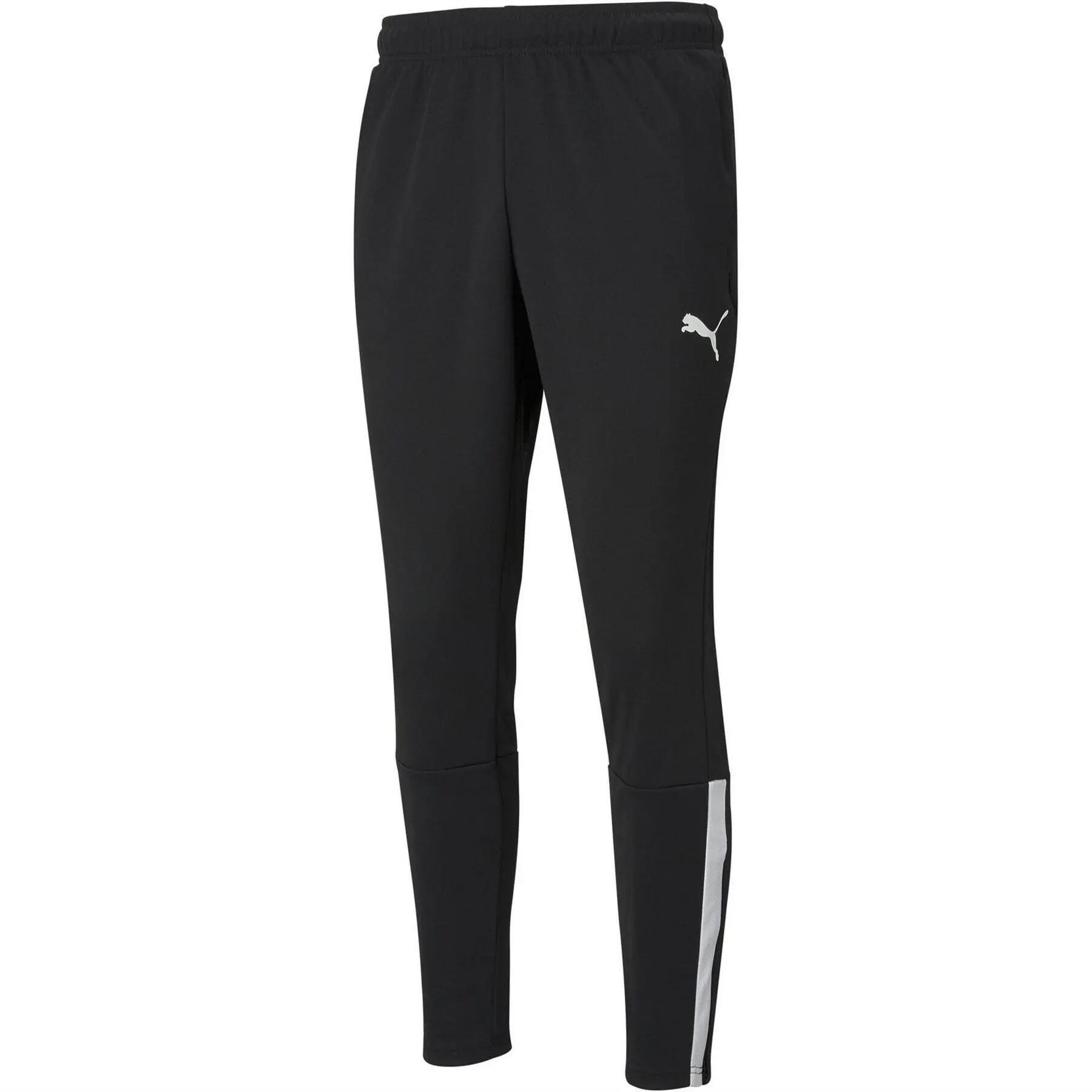 Puma Mens Team Liga Side Stripe Tapered Tracksuit Bottoms