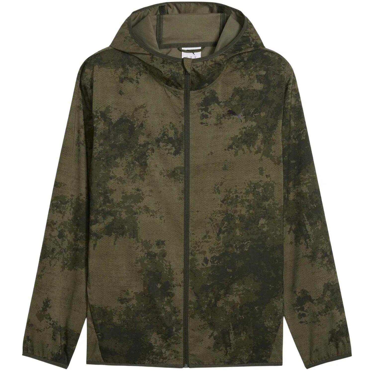 Puma Mens Monay Camo Hooded Jacket