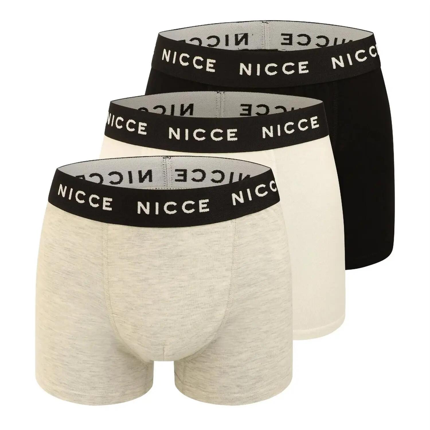 Nicce Mens Lurzem Boxer Shorts (Pack of 3)