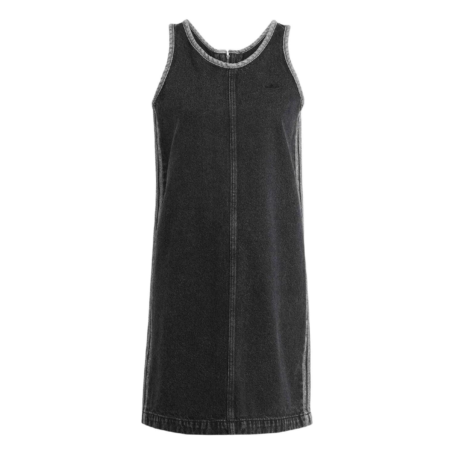 Adidas Womens/Ladies 3 Stripes Denim Mini Dress