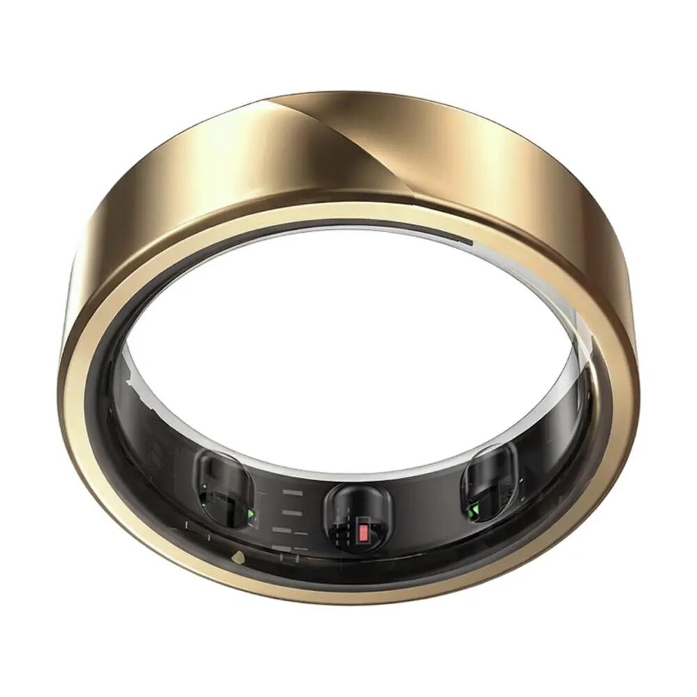 Luna Smart Ring Gen 2 Health Tracker Titanium Wearable Sunlit Gold Size 09