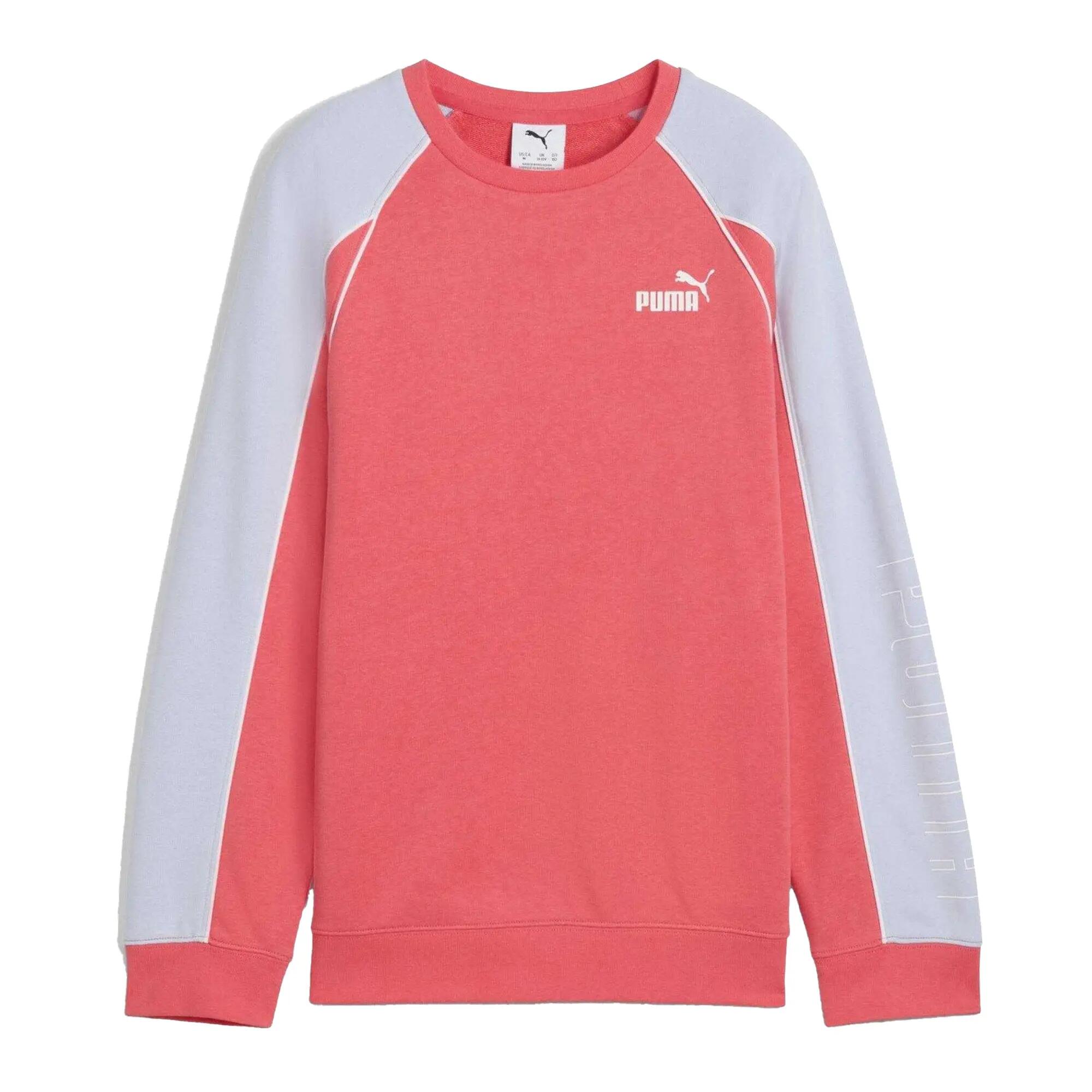 Puma Childrens/Kids Sportstyle Relaxed Fit Raglan Long-Sleeved Sweatshirt