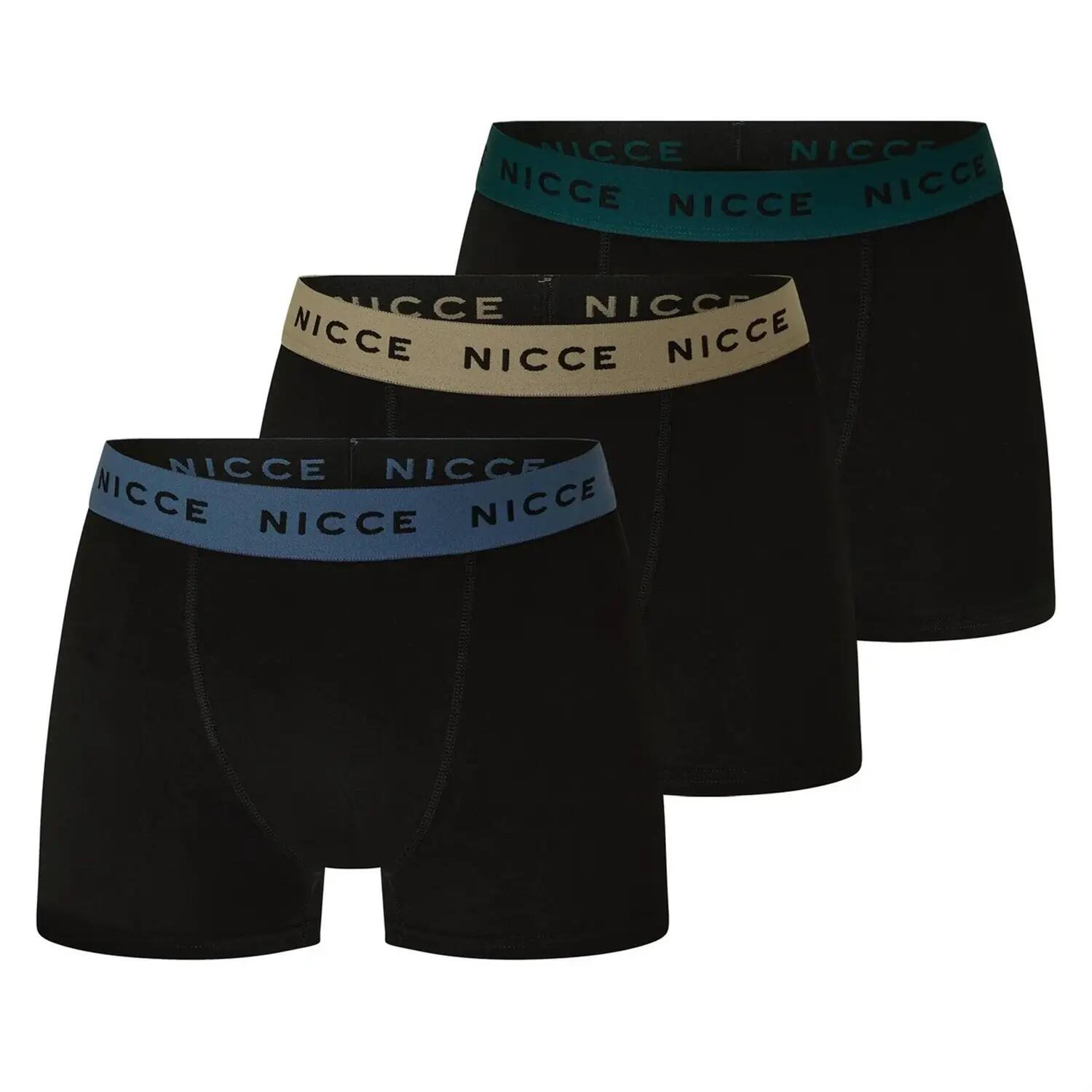 Nicce Mens Maddocks Boxer Shorts (Pack of 3)