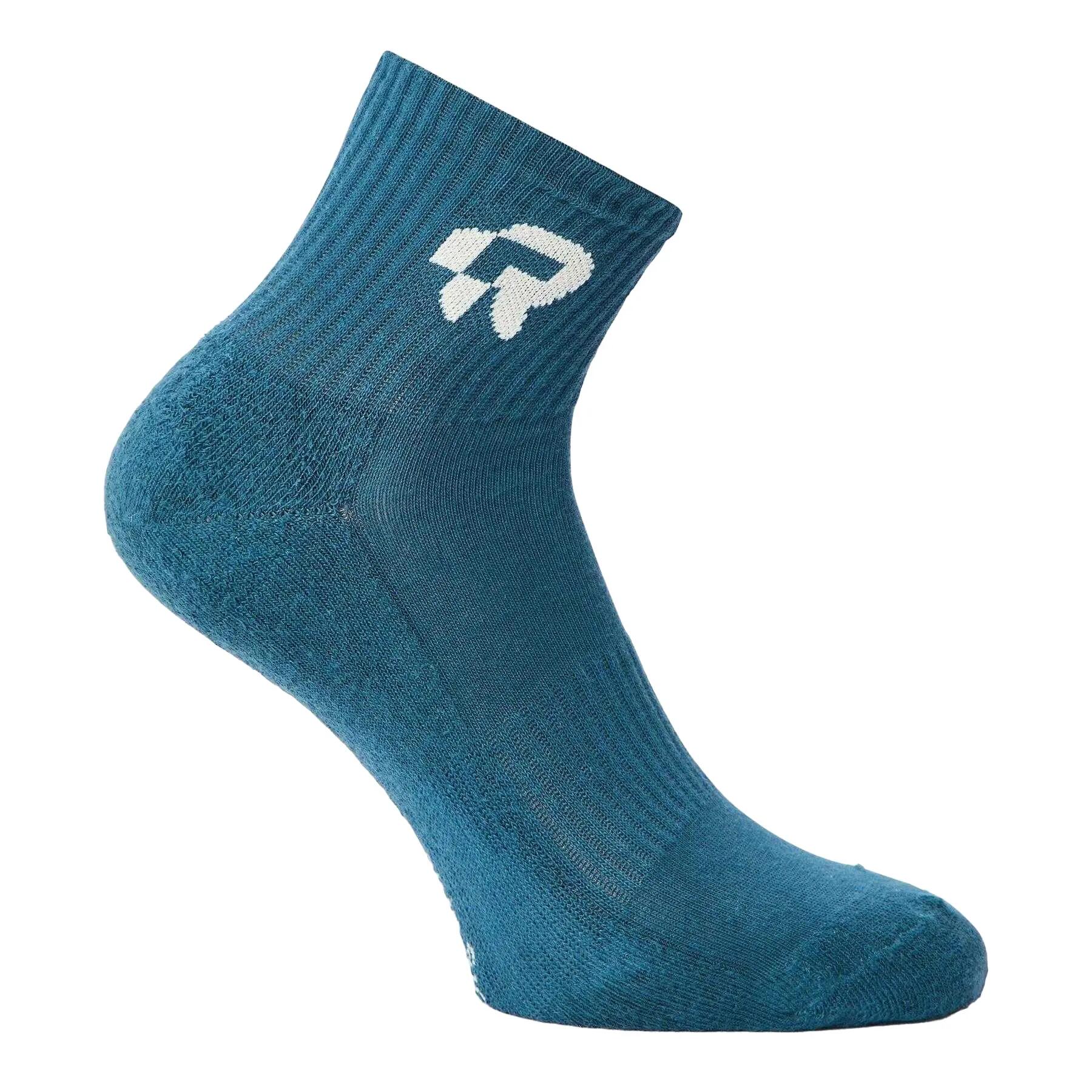 Red Run Womens/Ladies Organic Cotton Ankle Socks