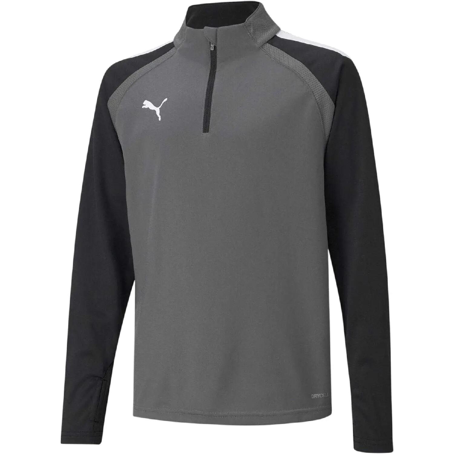 Puma Childrens/Kids TeamLIGA Quarter Zip Fleece Top