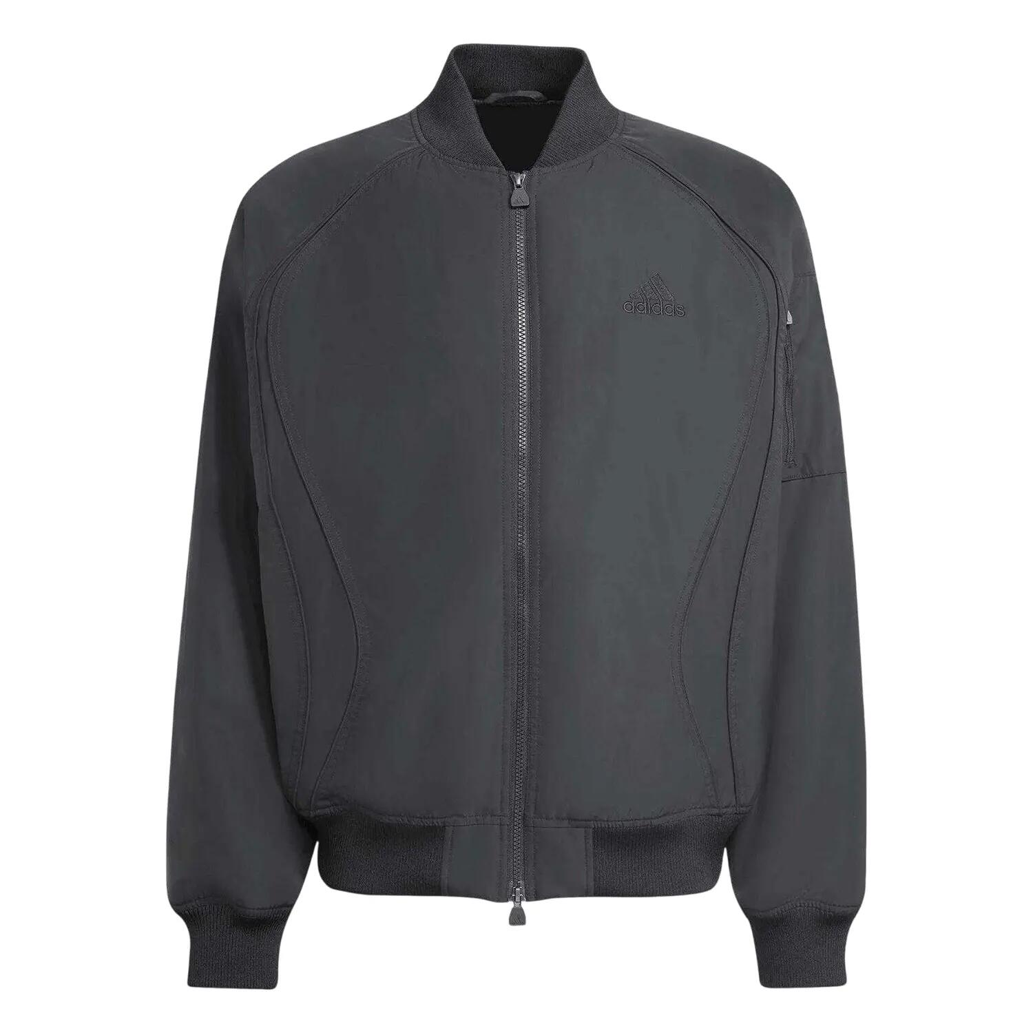 Adidas Mens Teamgeist Logo Zipped Bomber Jacket