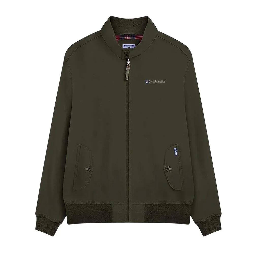 Lambretta Mens Embroidered Logo Shower Resistant Bomber Jacket