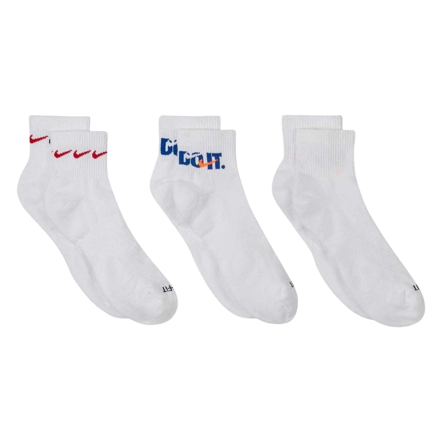 Nike Unisex Adult Everyday Plus Cushioned Ankle Socks