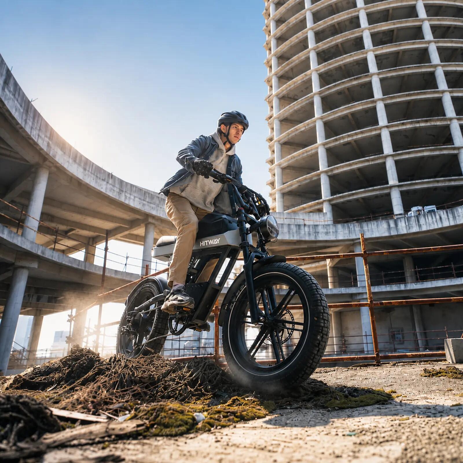 E-Bike Fatbike 20 x 4,5 Zoll, Elektrofahrrad, 1200Wh, Hydraulikbremsen, BK28 8/9