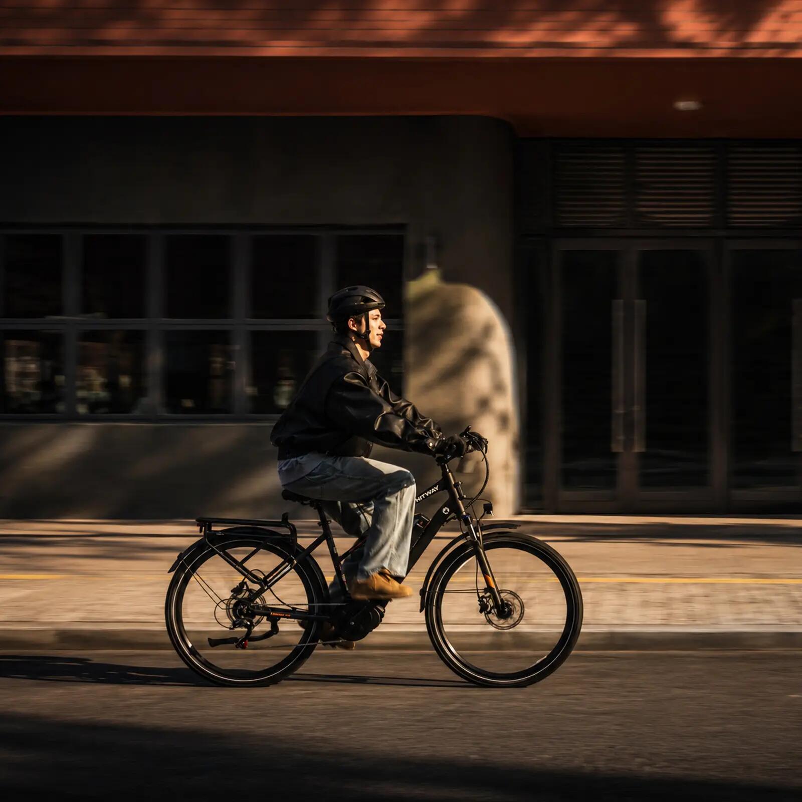 Bici elettrica città motore centrale sensore coppia 180km BK-U1 8/9