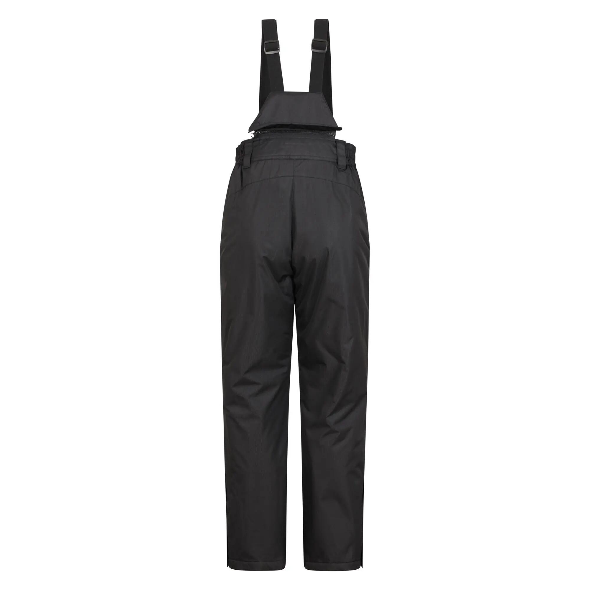 Pantalon de Ski Femme Déperlant Testé -20 °C Bretelles Amovibles, Moon II 7/7