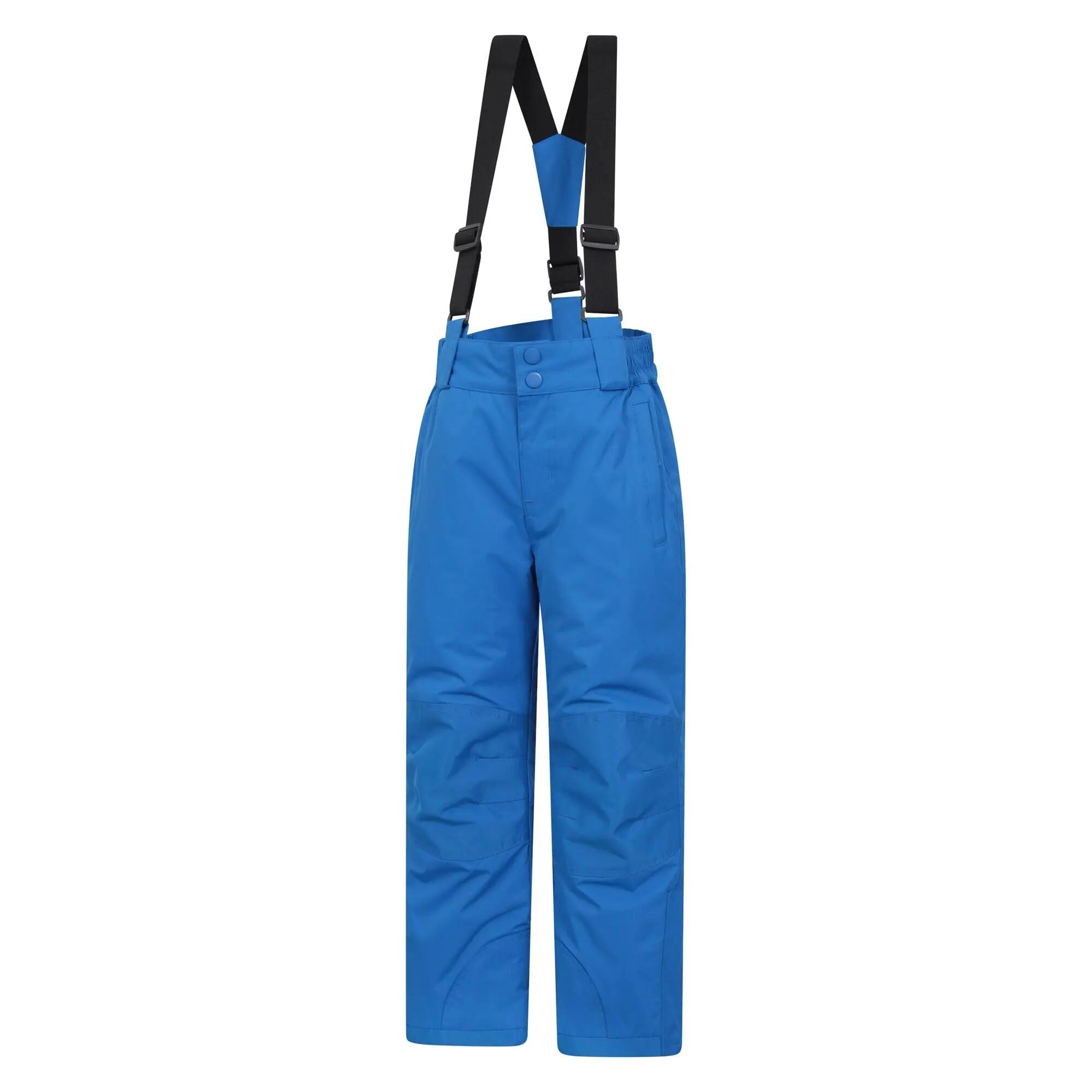 Pantalon de Ski Enfant Déperlant Genoux Renforcés Bretelles Amovibles, Raptor 4/7