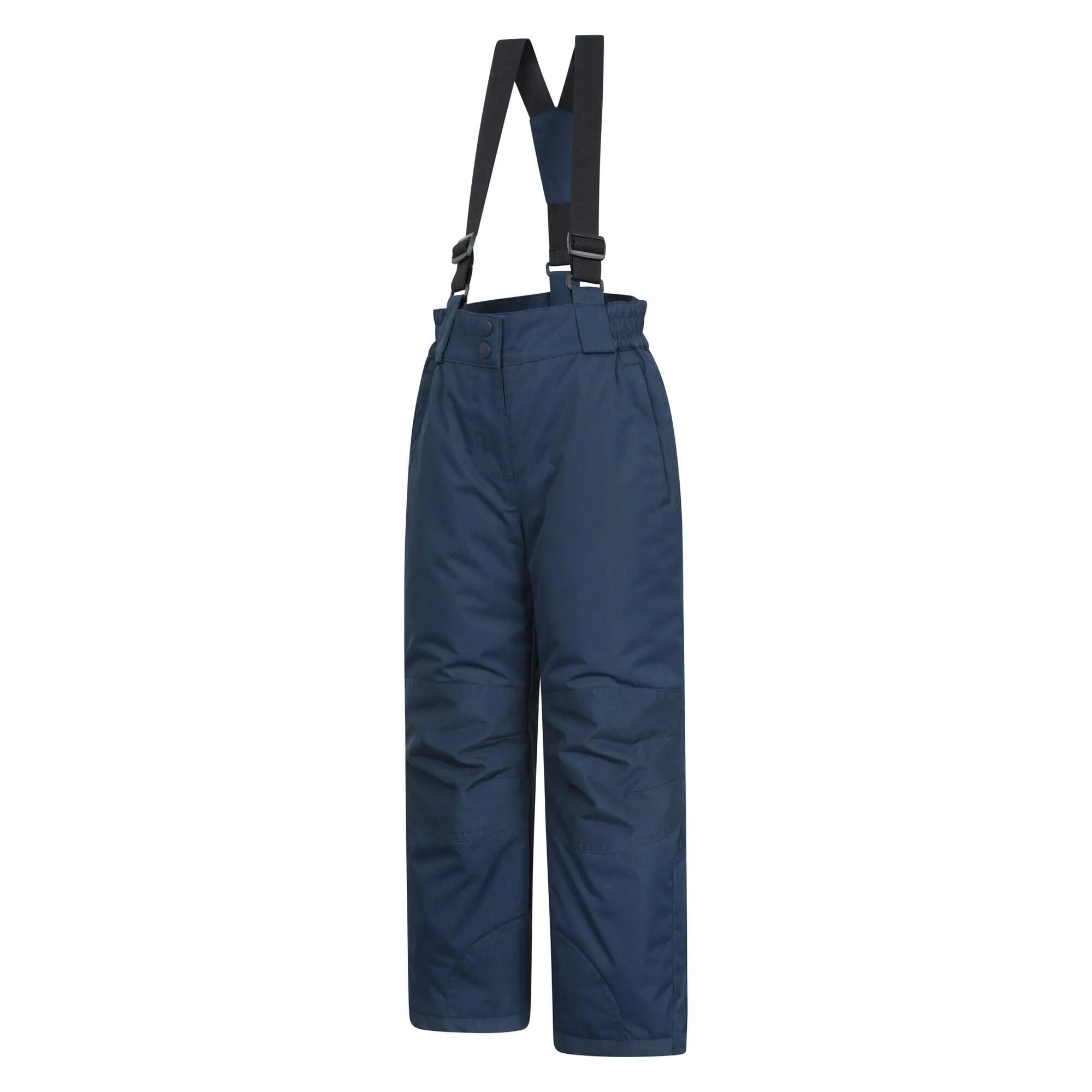 Pantalon de Ski Enfant Déperlant Genoux Renforcés Guêtres Pare-Neige, Honey 4/7