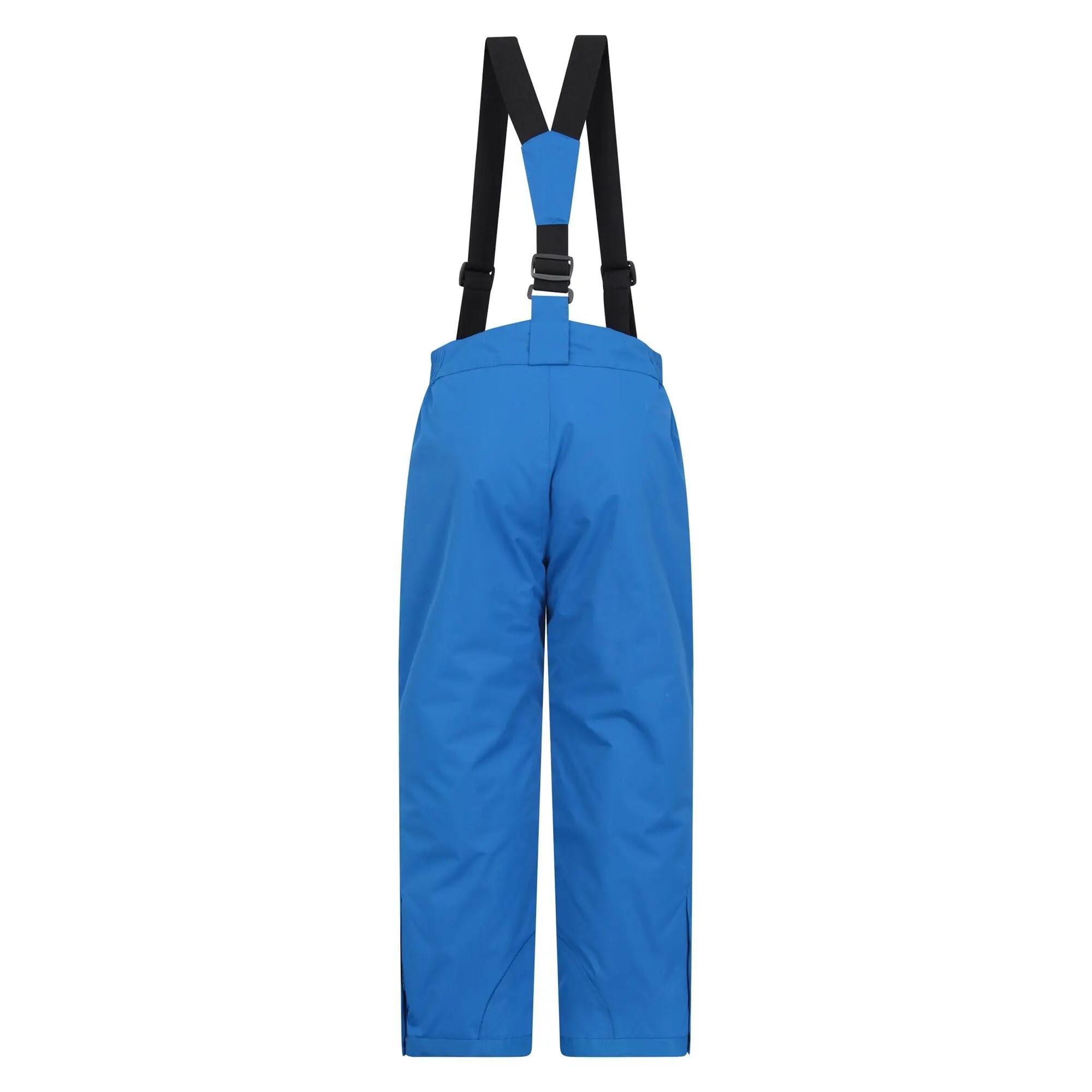 Pantalon de Ski Enfant Déperlant Genoux Renforcés Bretelles Amovibles, Raptor 3/7