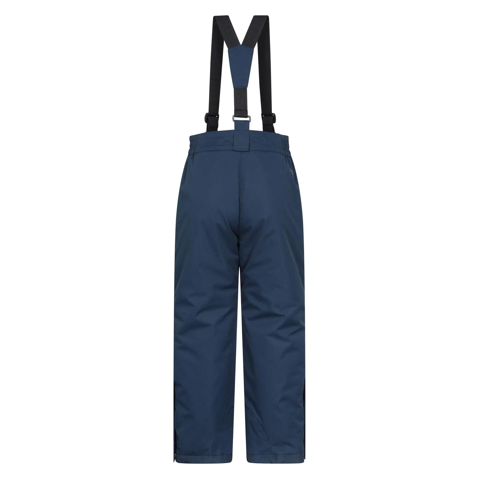 Pantalon de Ski Enfant Déperlant Genoux Renforcés Guêtres Pare-Neige, Honey 3/7