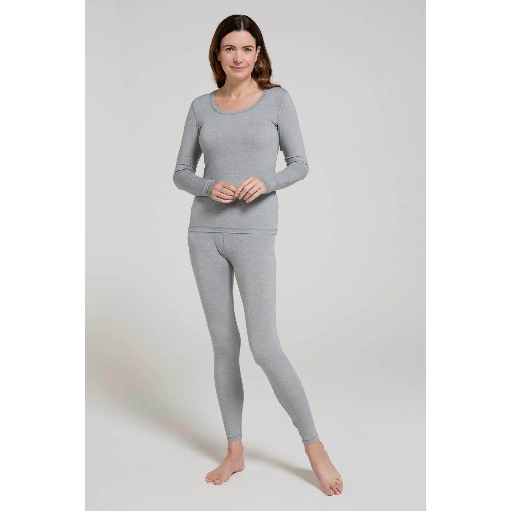 Sous-vêtement Bas Thermique de Randonnée Femme Laine Mérinos Respirant 2/7