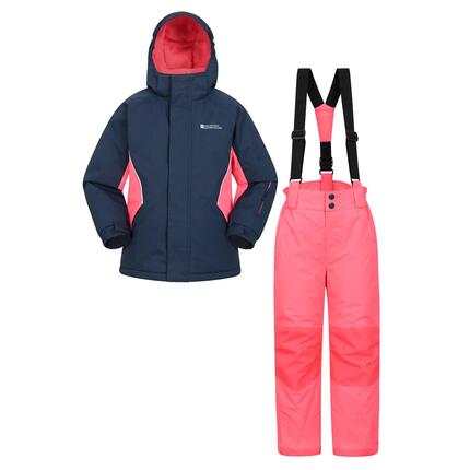 Ensemble de Ski Veste et Pantalon Enfant Déperlant Doublure Polaire