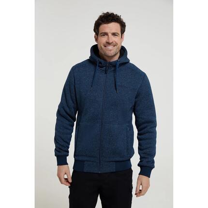 Polaire à Capuche de Randonnée Homme Zip Intégral Chaude Poche, Nevis II