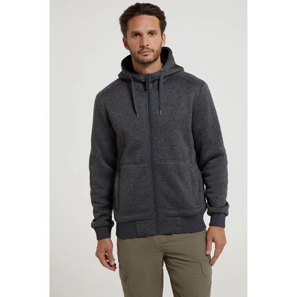 Polaire à Capuche de Randonnée Homme Zip Intégral Chaude Poche, Nevis II