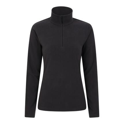 Polaire de Randonnée Femme Demi-Zip Légère Respirante, Camber II