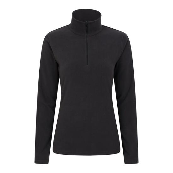 Polaire de Randonnée Femme Demi-Zip Légère Respirante, Camber II