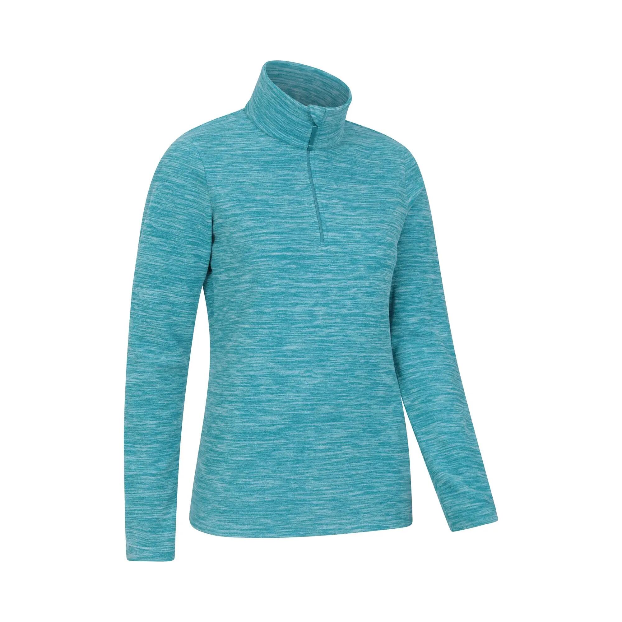 Polaire de Randonnée Femme Demi-Zip Chaude Respirante, Snowdon 6/7