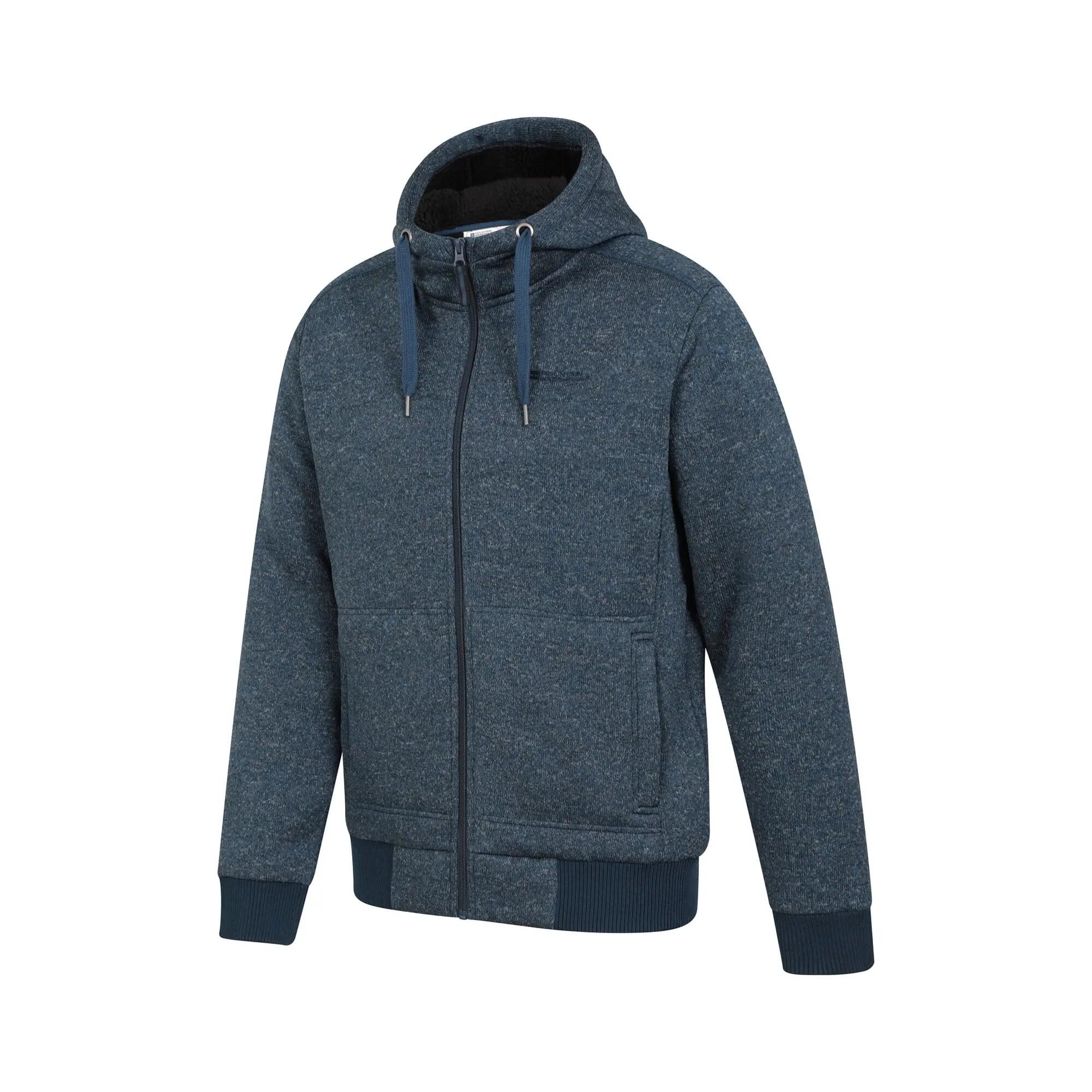 Polaire à Capuche de Randonnée Homme Zip Intégral Chaude Poche, Nevis II 7/7
