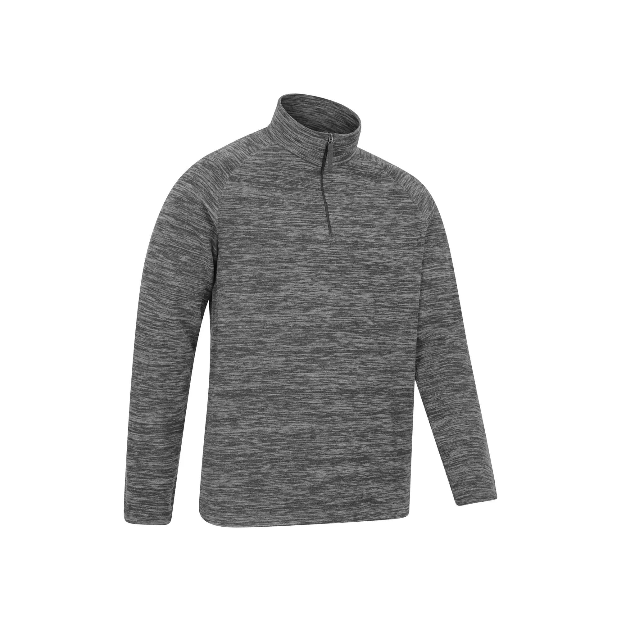 Micropolaire de Randonnée Homme Demi-Zip Légère Respirante, Snowdon II 6/7