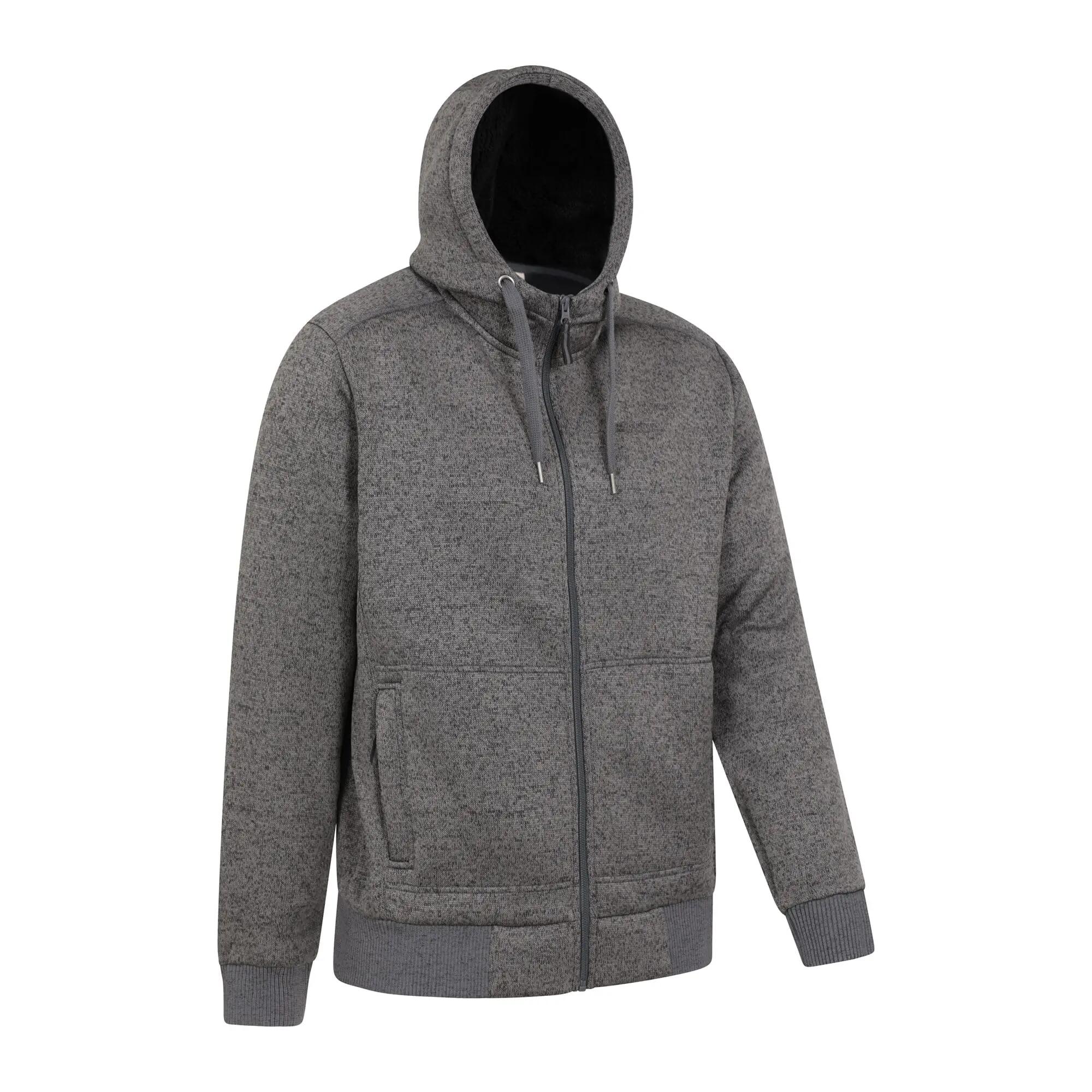 Polaire à Capuche de Randonnée Homme Zip Intégral Chaude Poche, Nevis II 6/7