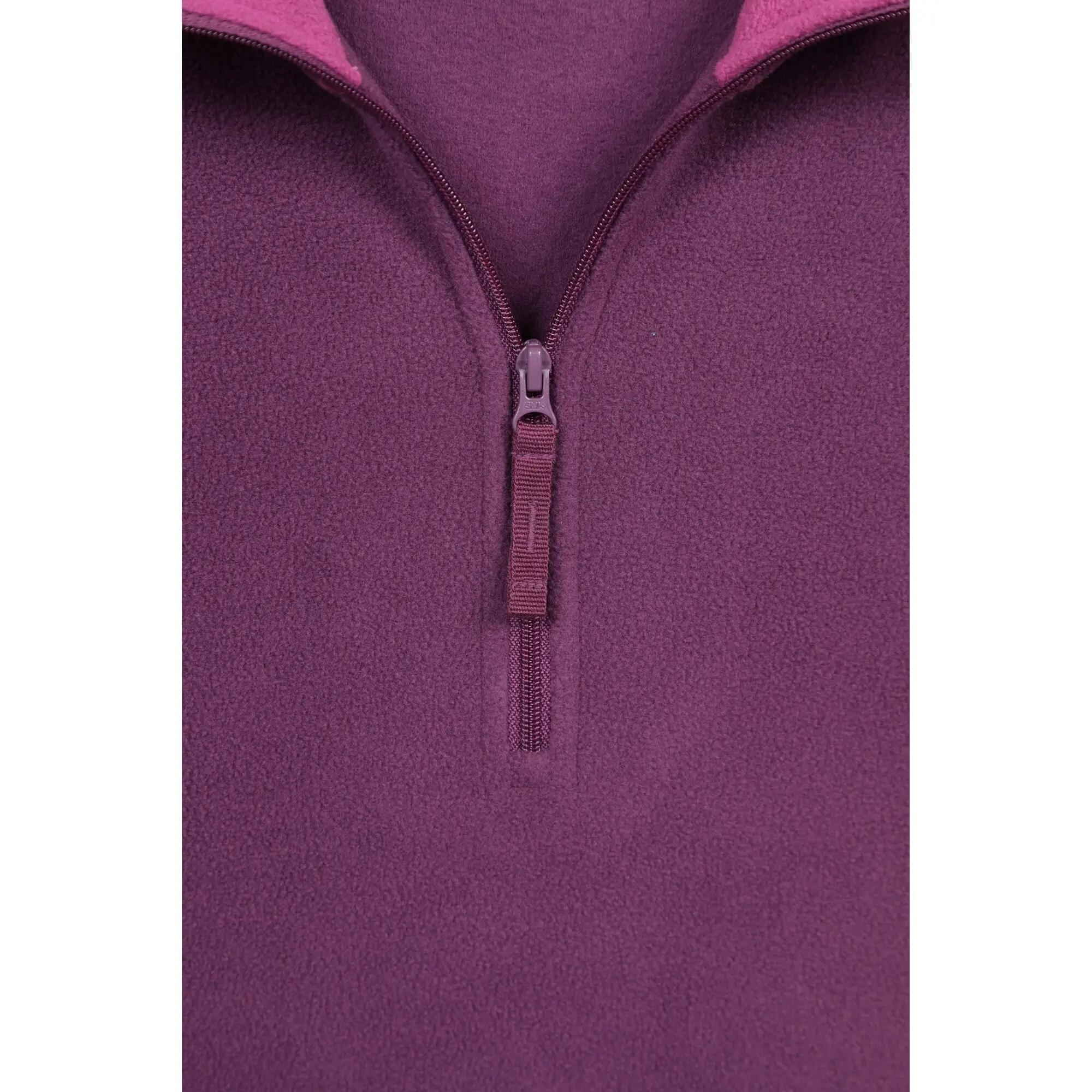 Polaire de Randonnée Femme Demi-Zip Légère Respirante, Montana 5/6