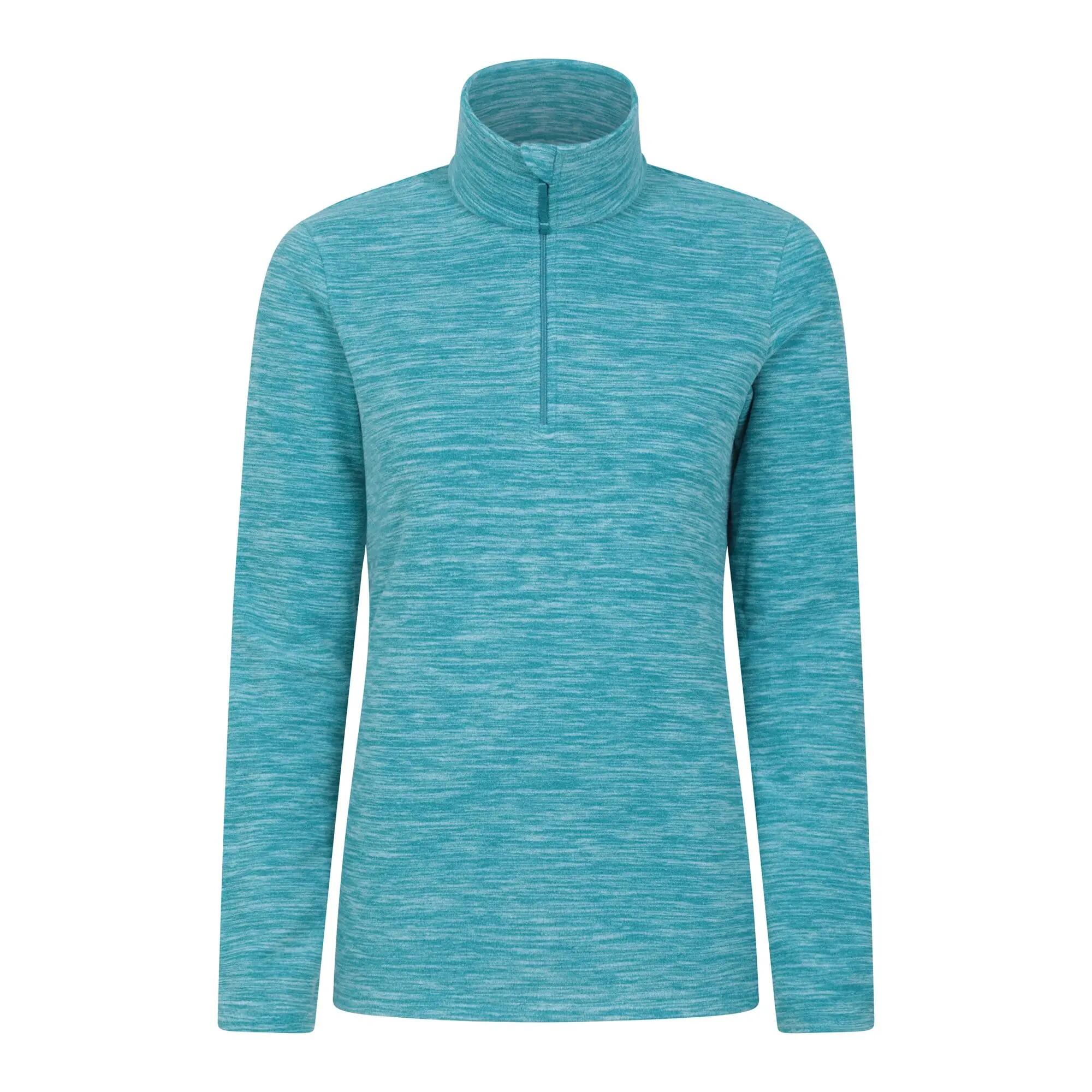 Polaire de Randonnée Femme Demi-Zip Chaude Respirante, Snowdon 5/7
