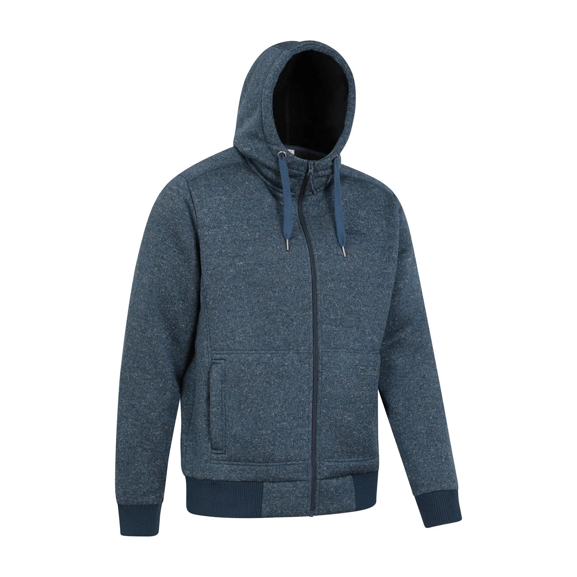 Polaire à Capuche de Randonnée Homme Zip Intégral Chaude Poche, Nevis II 5/7