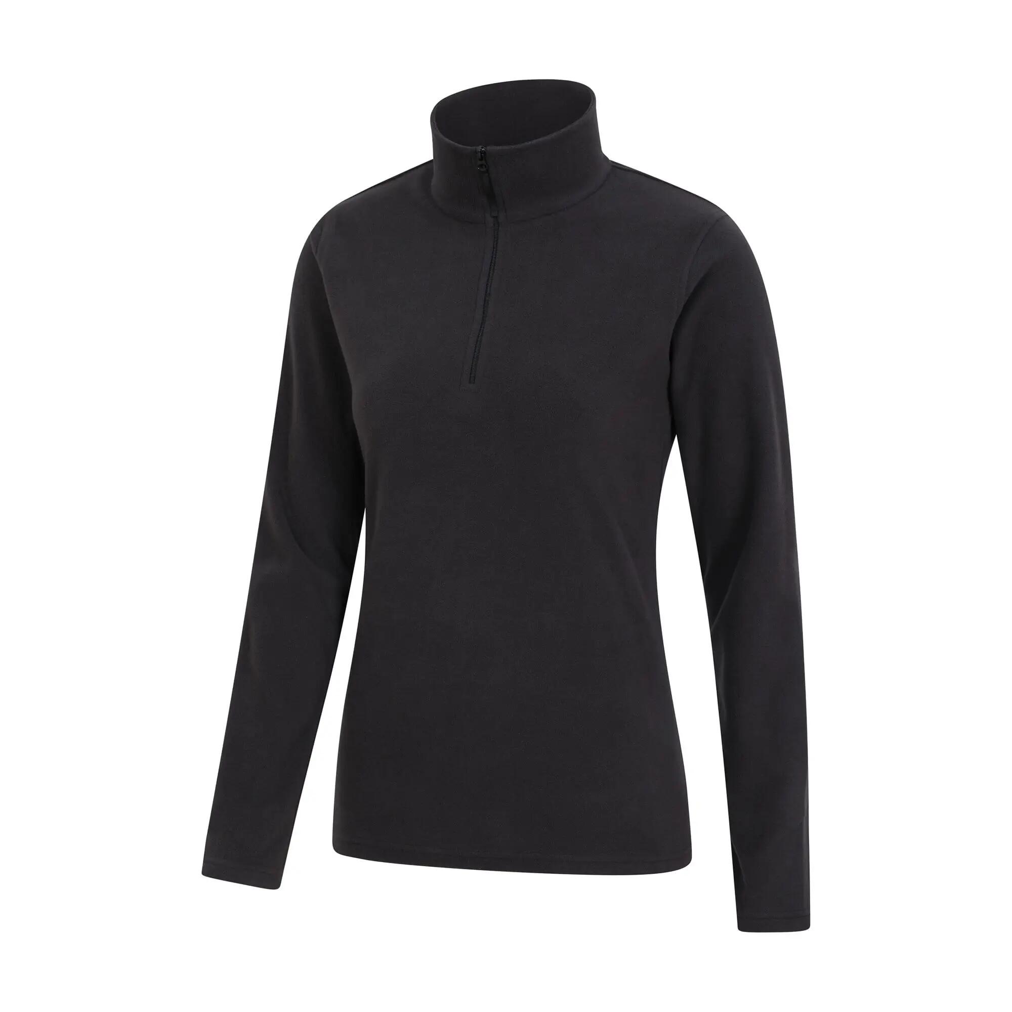 Polaire de Randonnée Femme Demi-Zip Légère Respirante, Camber II 4/5