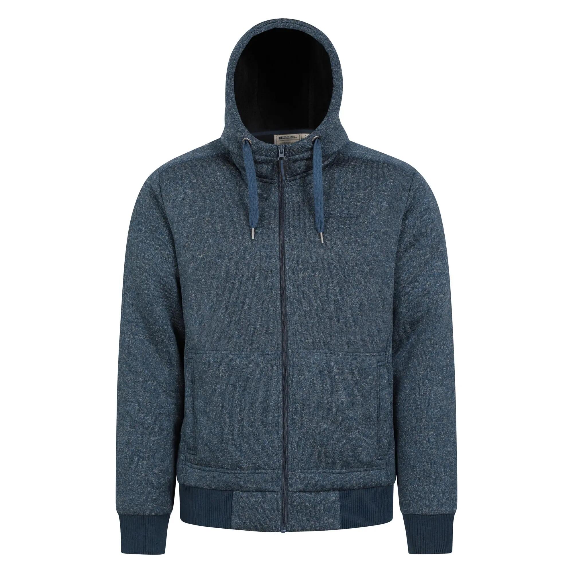 Polaire à Capuche de Randonnée Homme Zip Intégral Chaude Poche, Nevis II 4/7