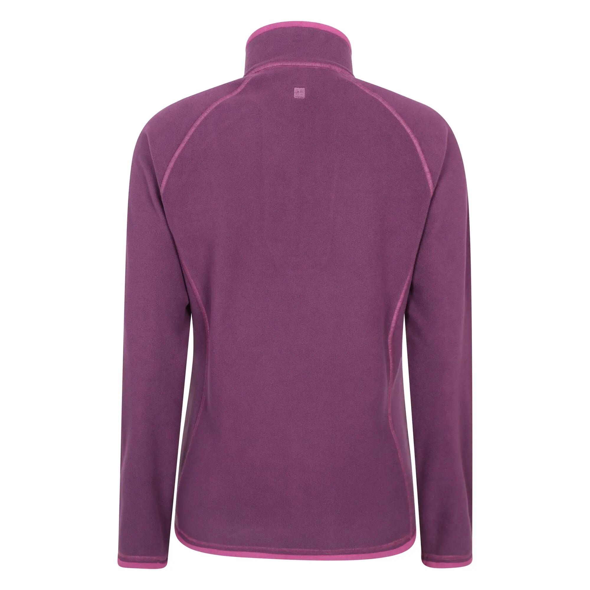 Polaire de Randonnée Femme Demi-Zip Légère Respirante, Montana 3/6