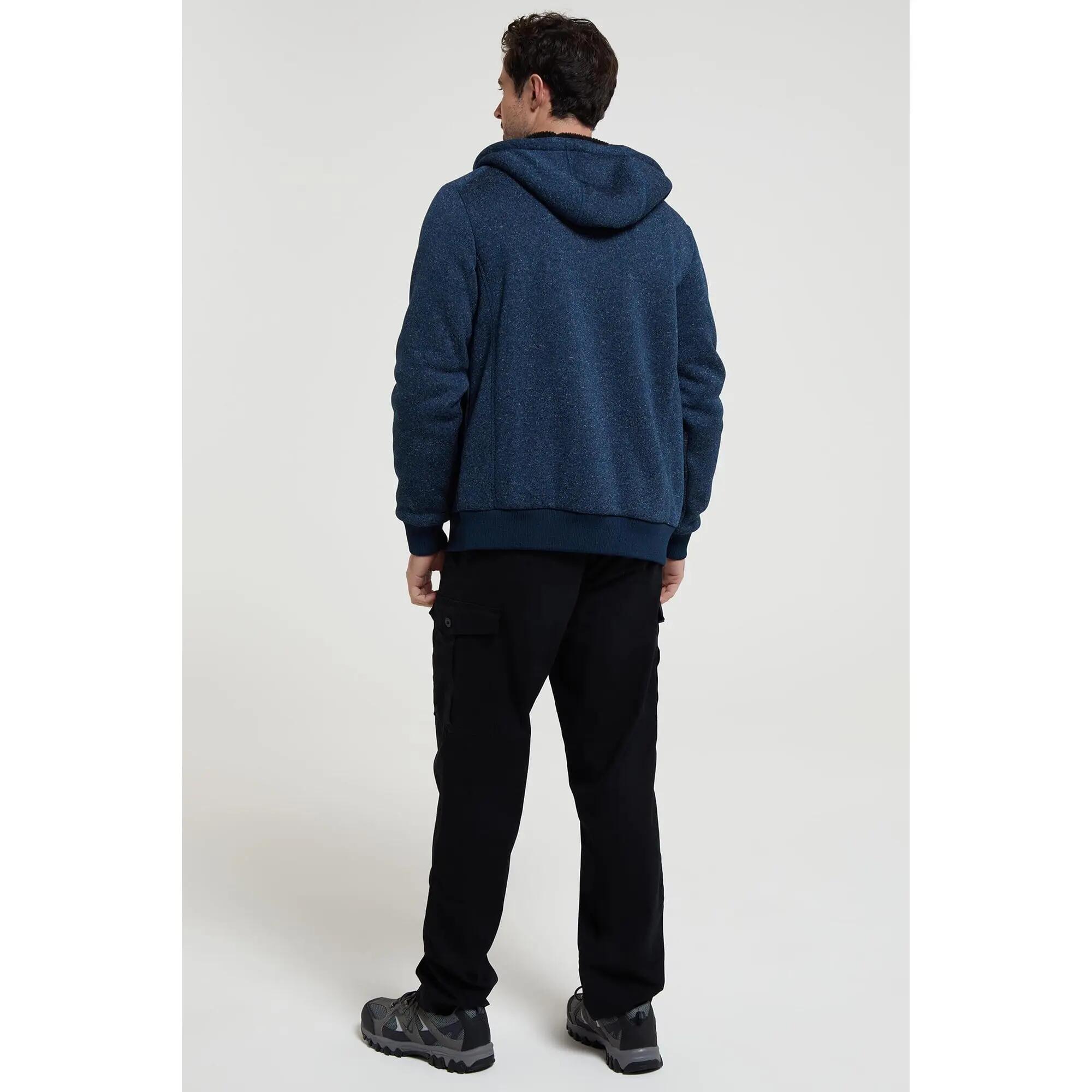 Polaire à Capuche de Randonnée Homme Zip Intégral Chaude Poche, Nevis II 3/7
