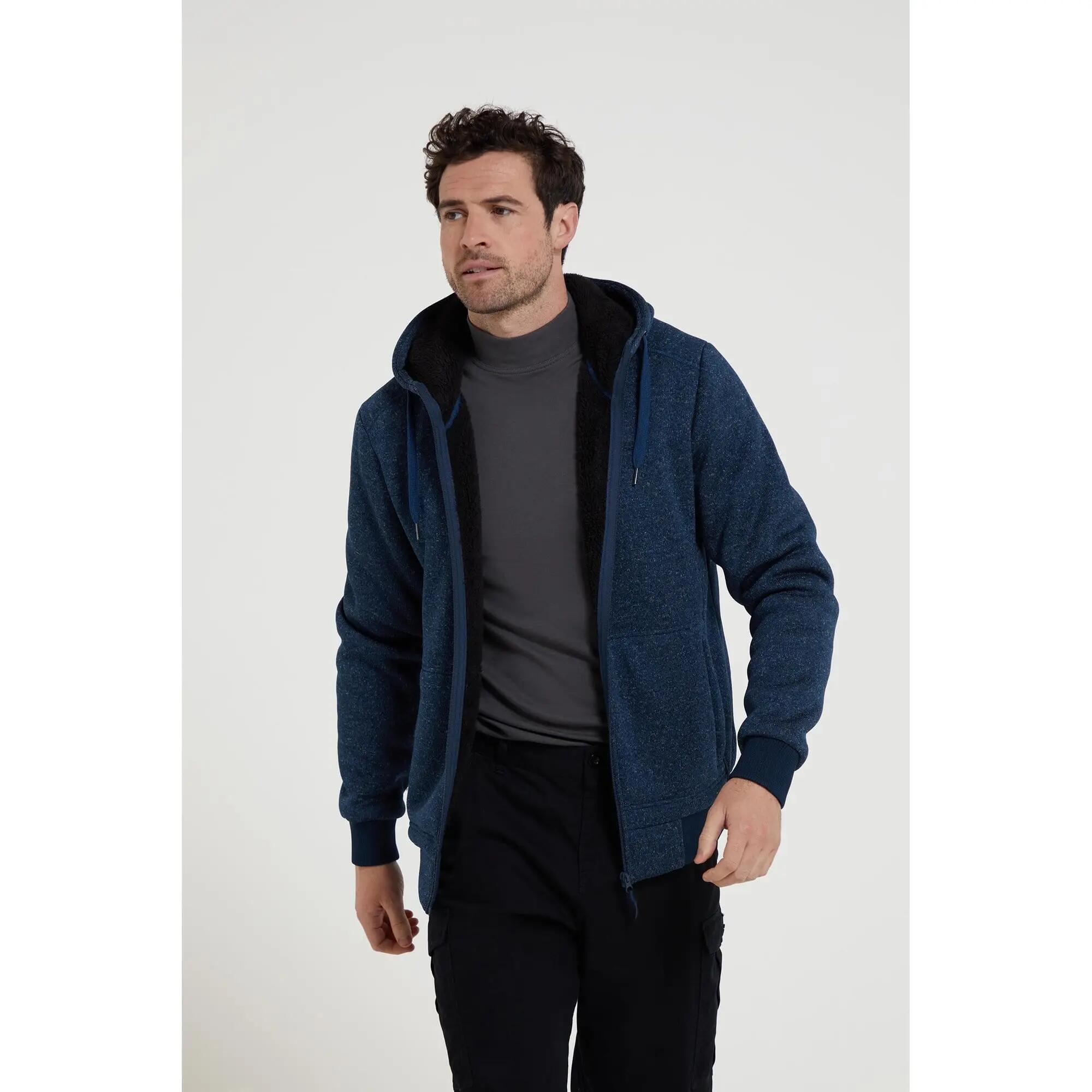 Polaire à Capuche de Randonnée Homme Zip Intégral Chaude Poche, Nevis II 2/7
