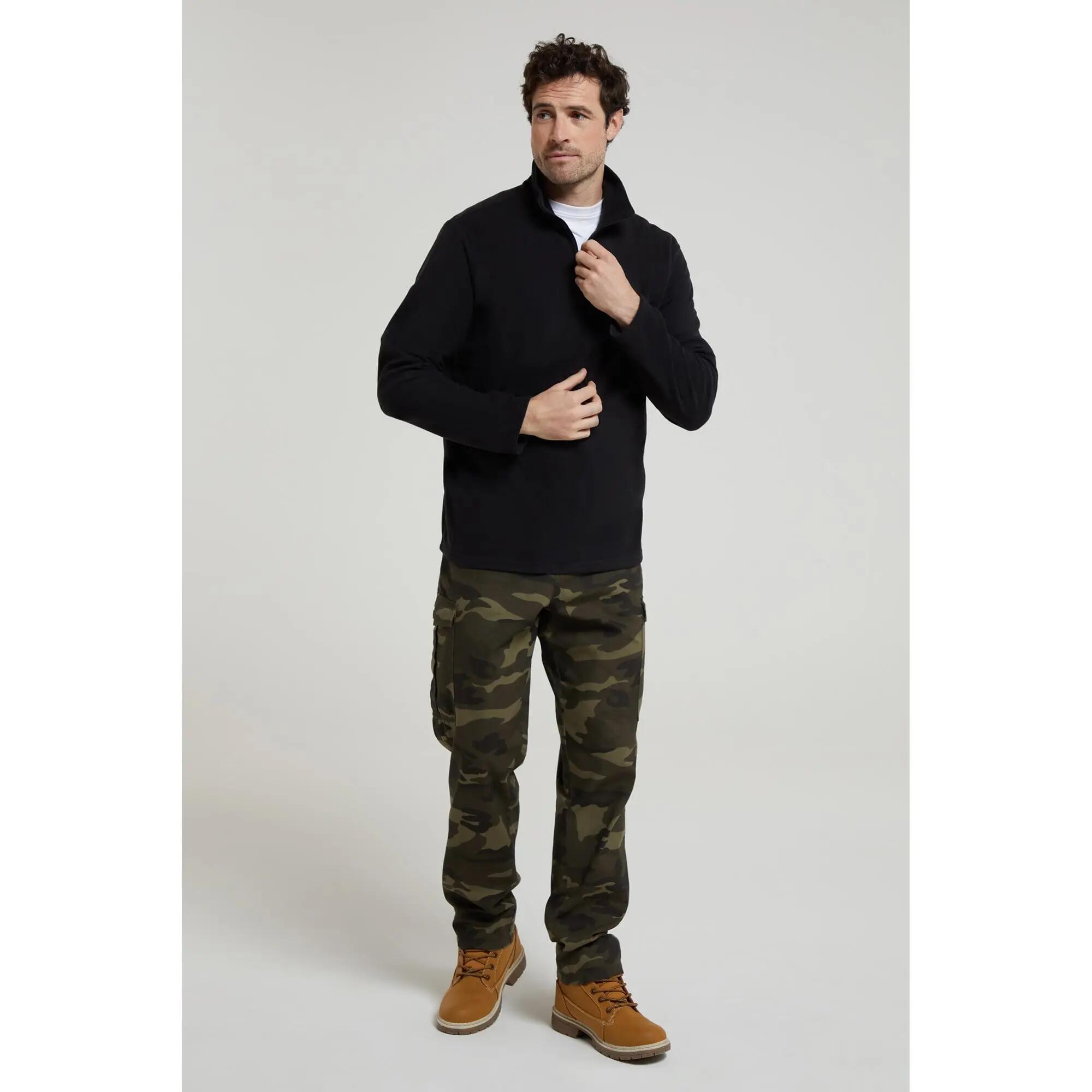 Polaire de Randonnée Homme Demi-Zip Légère Respirante, Camber II 2/7