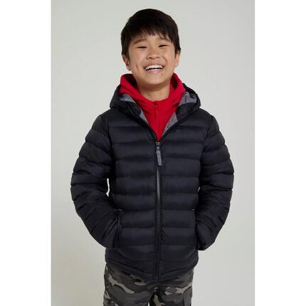 Kinder Winterwandern Steppjacke Wasserabweisend Leicht Kapuze - Seasons II