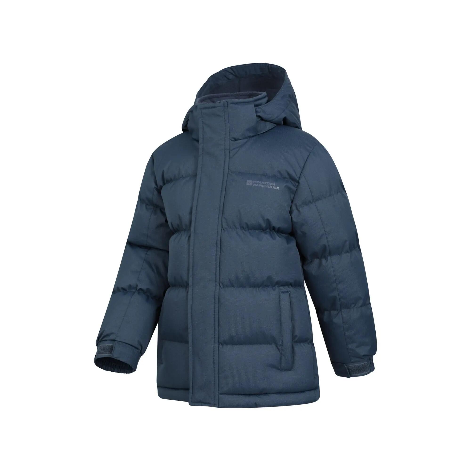 Doudoune Matelassée de Randonnée Enfant Déperlante Respirante Capuche, Snow II 3/5