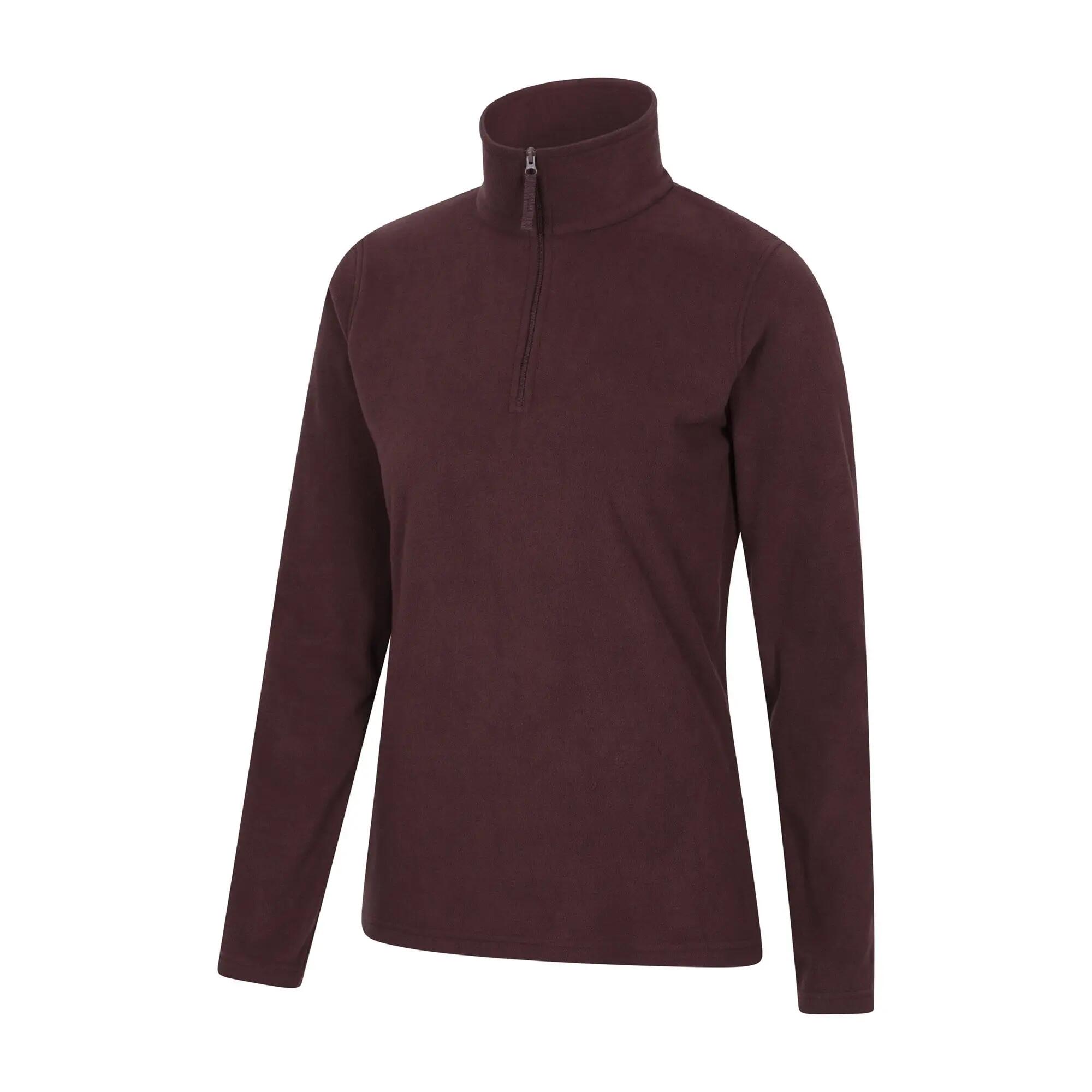 Polaire de Randonnée Femme Demi-Zip Légère Respirante, Camber II 4/5